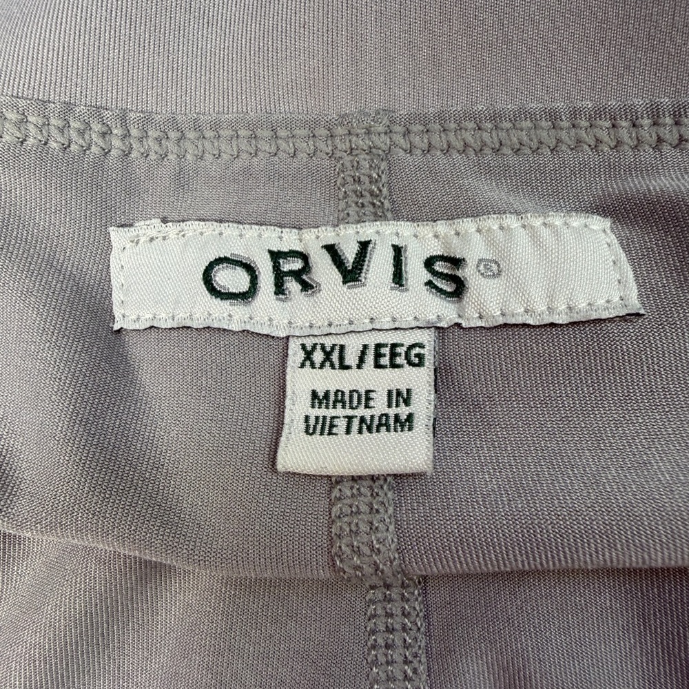 Orvis Women’s Grey Sport Skirt with Inside Shorts Women’s Size XXL - Picture 3 of 7